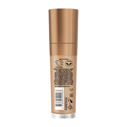 Rimmel Multi-Tasker Better Than Filters, 001 Fair, Primer Viso, Glow Booster e Illuminante, Formula Vegana, Leggera, Antietà, con Pigmenti che Riflettono la Luce, Maxi Applicatore Soft-Touch, 30ml (1oz)