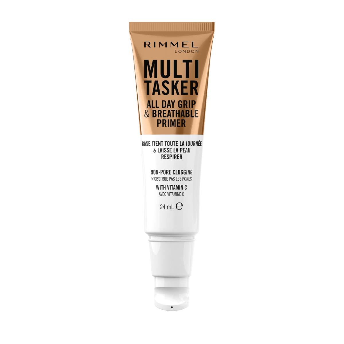 Rimmel Multi-Tasker All Day Grip & Breathable, Trasparente, Primer, Leggero, Traspirante, Texture in gel, Prepara la pelle, Formula vegana, 24 ml
