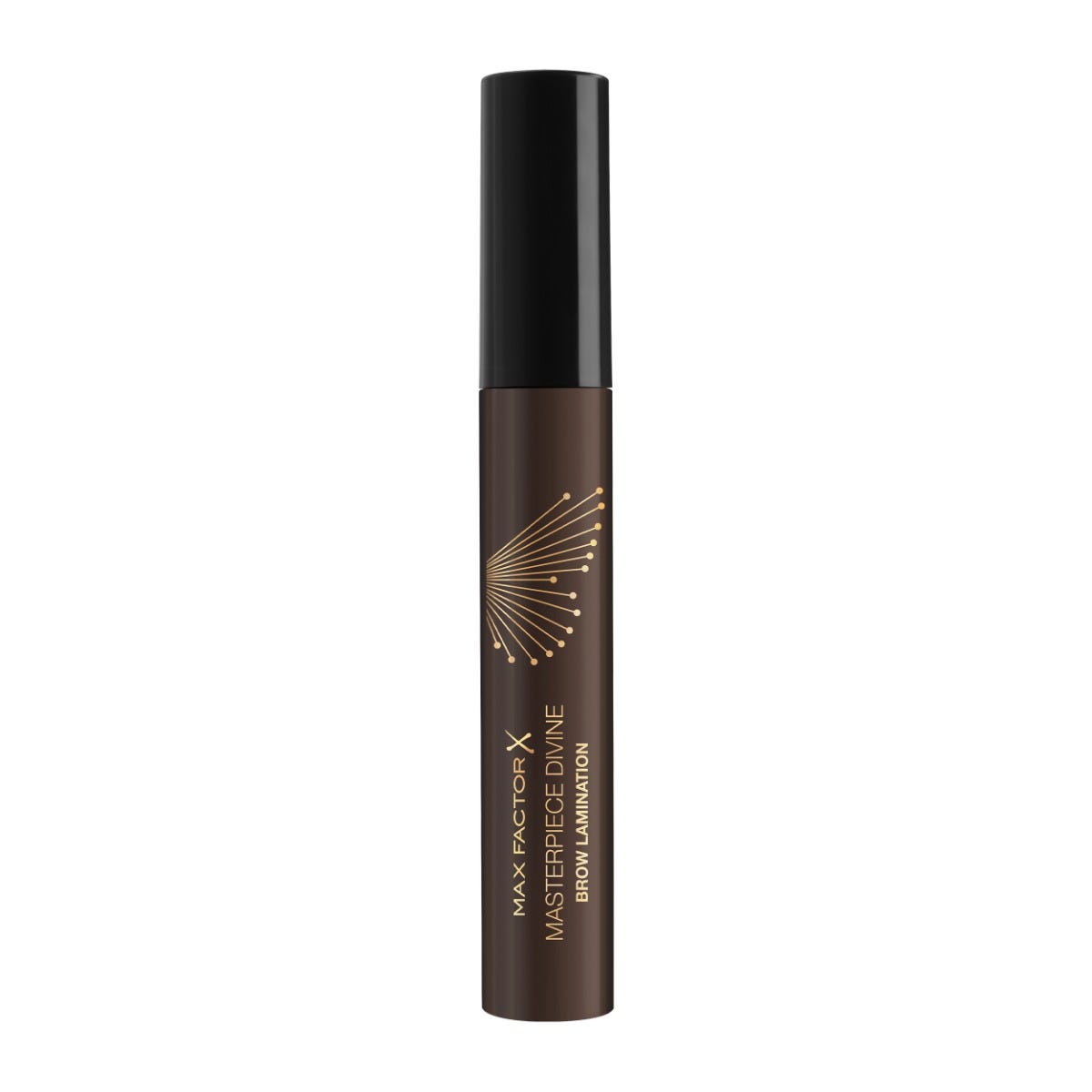 Max Factor Masterpiece Divine Gel per Sopracciglia Effetto Laminazione, 004, Dark, Effetto sguardo aperto, Tecnologia ibrida, Separa e solleva, Texture in cera gel, Risultato laminazione effetto professionale, 8 ml
