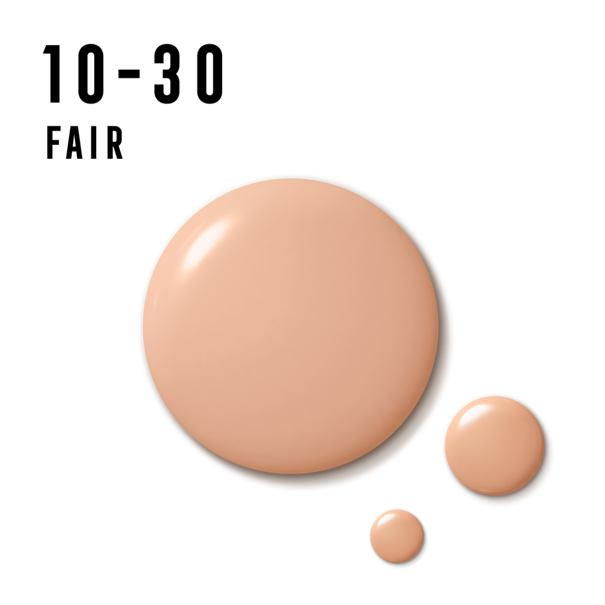 Max Factor Miracle Pure 2in1 Skin Reset Serum Foundation, 10-30, Fair, formula vegan, uniforma l’incarnato, copertura media, finish matte satinato, Formula con Niacinamide e Bisabololo, 30 ml