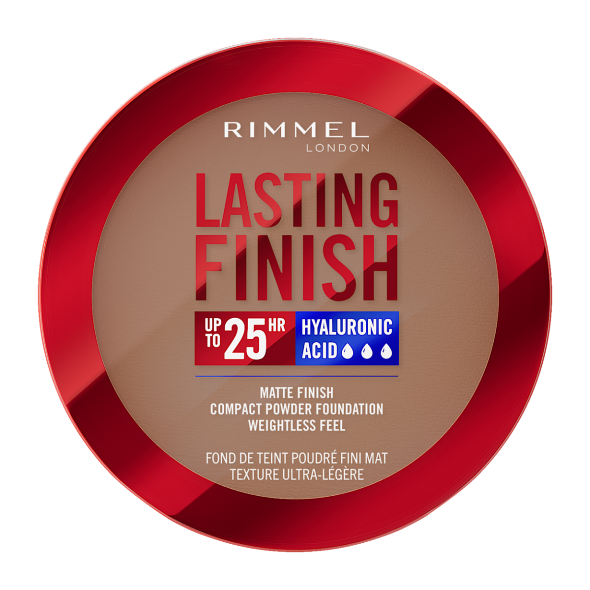 Rimmel Lasting Finish, 12 Cinnamon, Fondotinta Compatto, Finish Soft-Focus, Finish opaco, Coprenza totale, SPF20, Formula vegana, 7 g