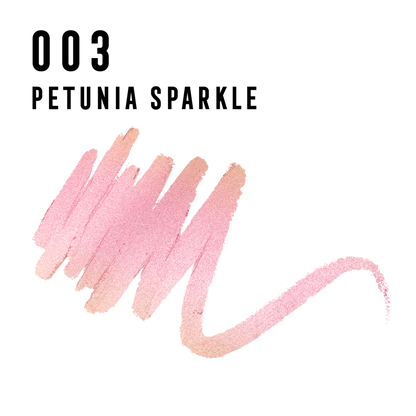 Max Factor X Priyanka Chopra Jonas Ombretto in stick, 003, Petunia Sparkle, Formula vegana, A lunga durata, Ultra pigmentato, Texture cremosa