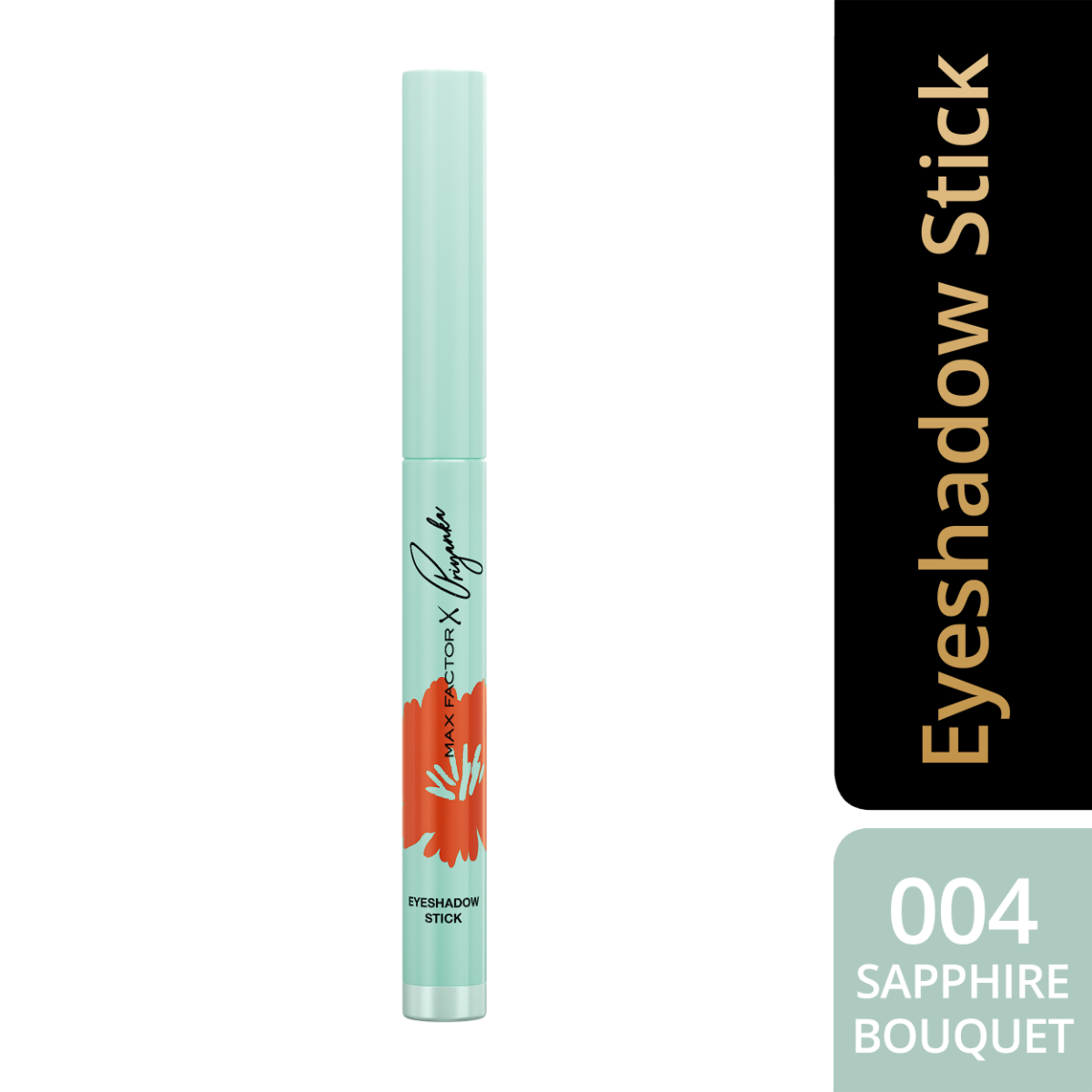 Max Factor X Priyanka Chopra Jonas Ombretto in stick, 004, Sapphire Bouquet, Formula vegana, A lunga durata, Ultra pigmentato, Texture cremosa