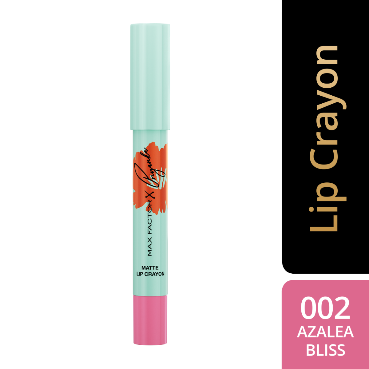 Max Factor X Priyanka Chopra Jonas Matita Stick Labbra, 002, Azalea Bliss, Finish matte, Effetto idratante, A lunga durata