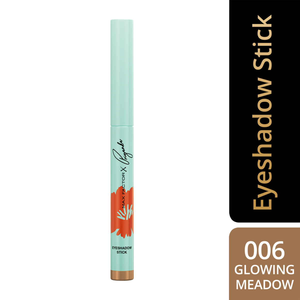 Max Factor X Priyanka Chopra Jonas Ombretto in stick, 006, Glowing Meadow, Formula vegana, A lunga durata, Ultra pigmentato, Texture cremosa