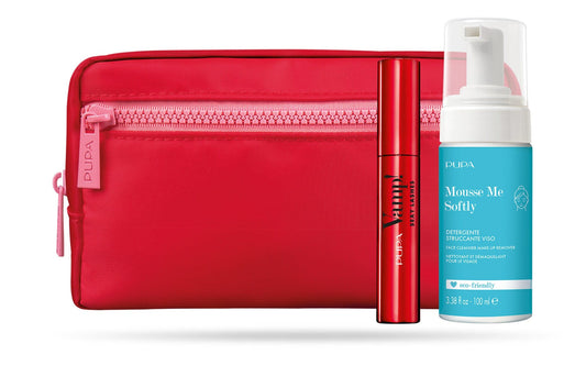 Pupa Kit Vamp! Mascara Sexy Lashes + Mousse  Detergente Viso Me Softly 100ml