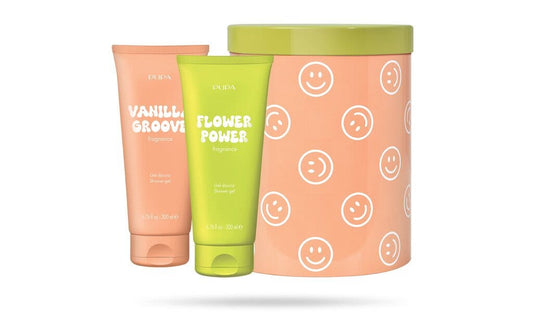 Pupa Happy Box Kit Vanilla Groove Flower Power Gel Doccia 200ml + 200ml