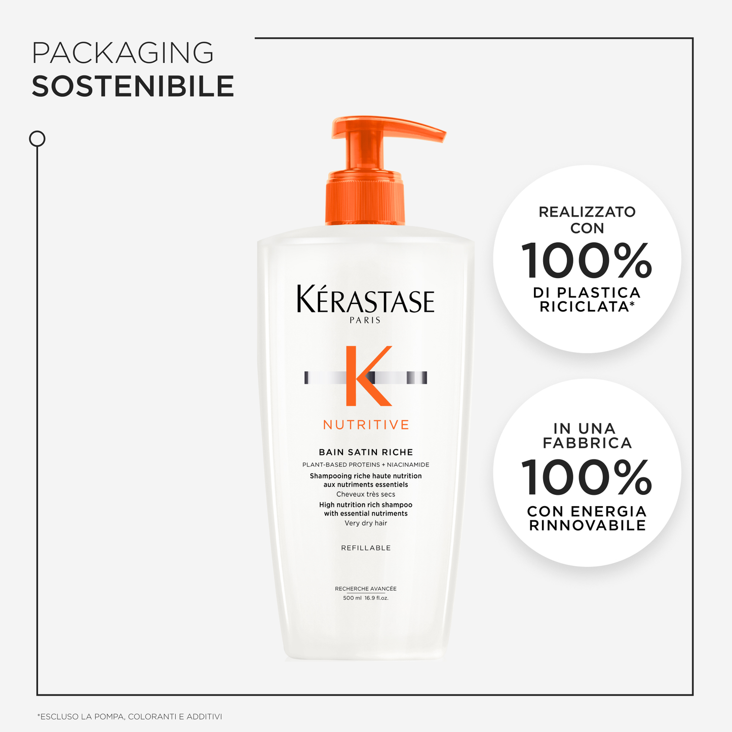 Kérastase Nutritive Bain Satin Riche Ricaricabile 500ml