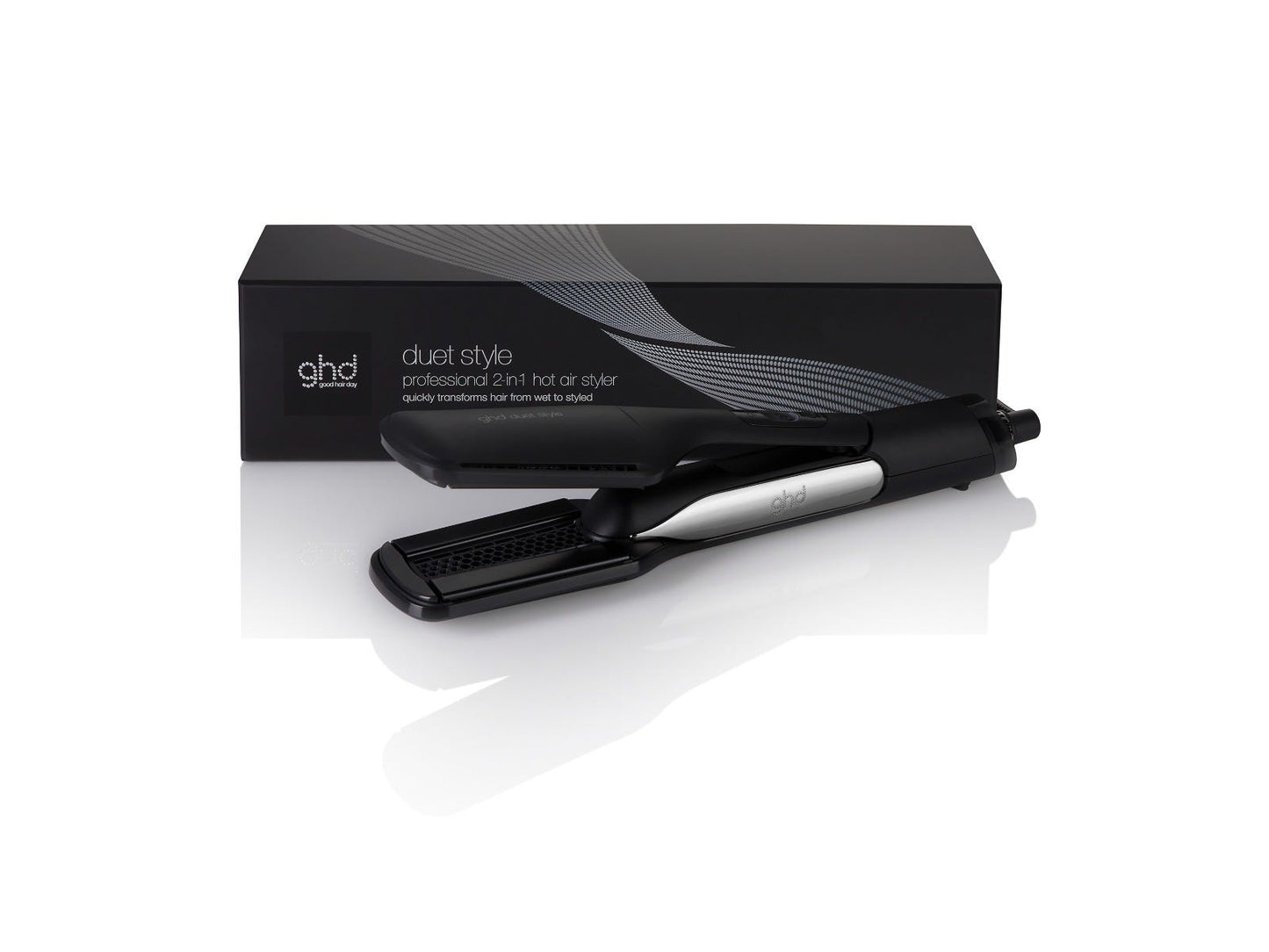 Ghd Duet Style - Piastra Asciugacapelli 2 in 1 Nera