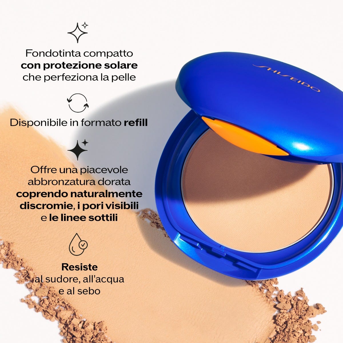 UV PROTECTIVE COMPACT FOUNDATION SPF30 - Medium Ochre