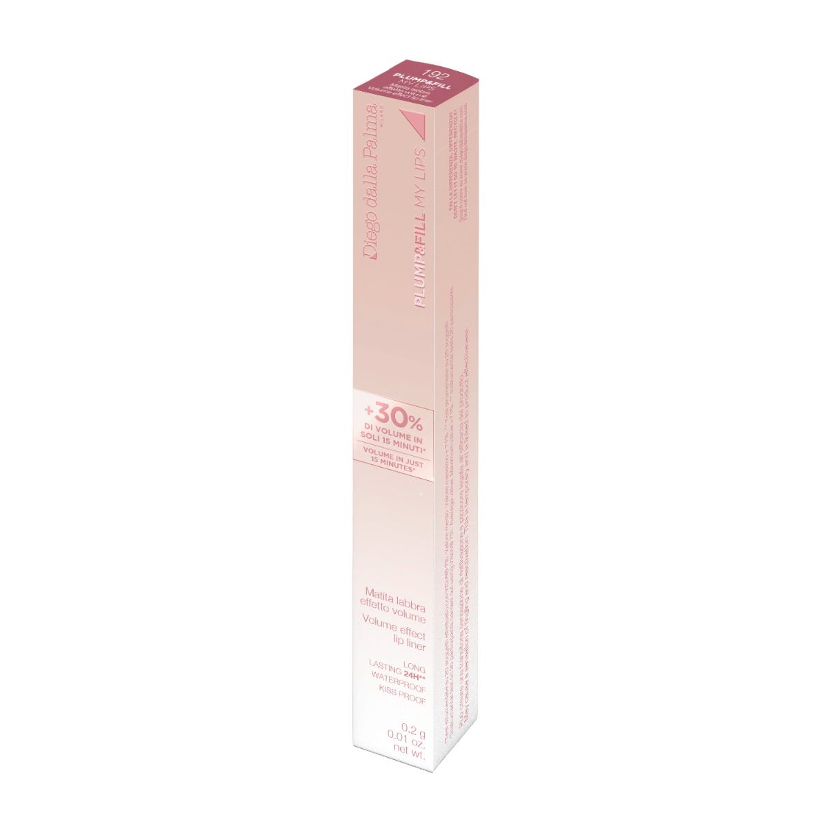Plump&Fill My Lips - Matita Labbra Effetto Volume - Volume Effect Lip Liner 192 Rosa Antico