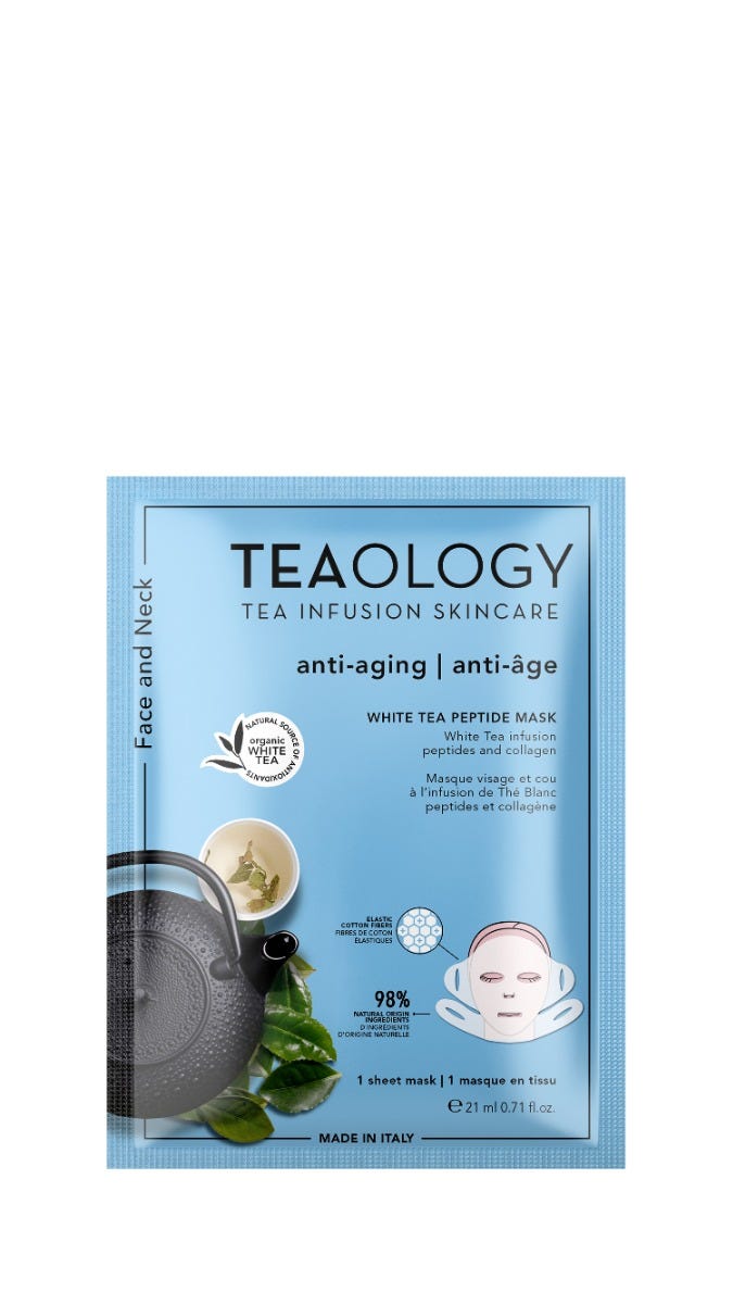 White Tea Peptide Mask - Maschera Antietà Levigante per Viso e Collo