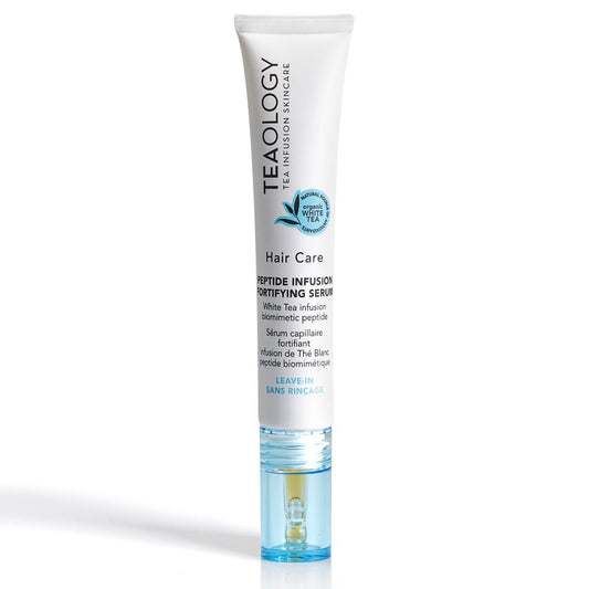 Siero fortificante per capelli e cuoio capelluto con infuso di tè bianco e peptide biomimetico