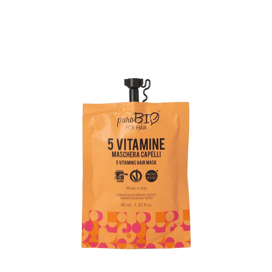 Maschera Alle 5 Vitamine puroBIO for Hair 40ml