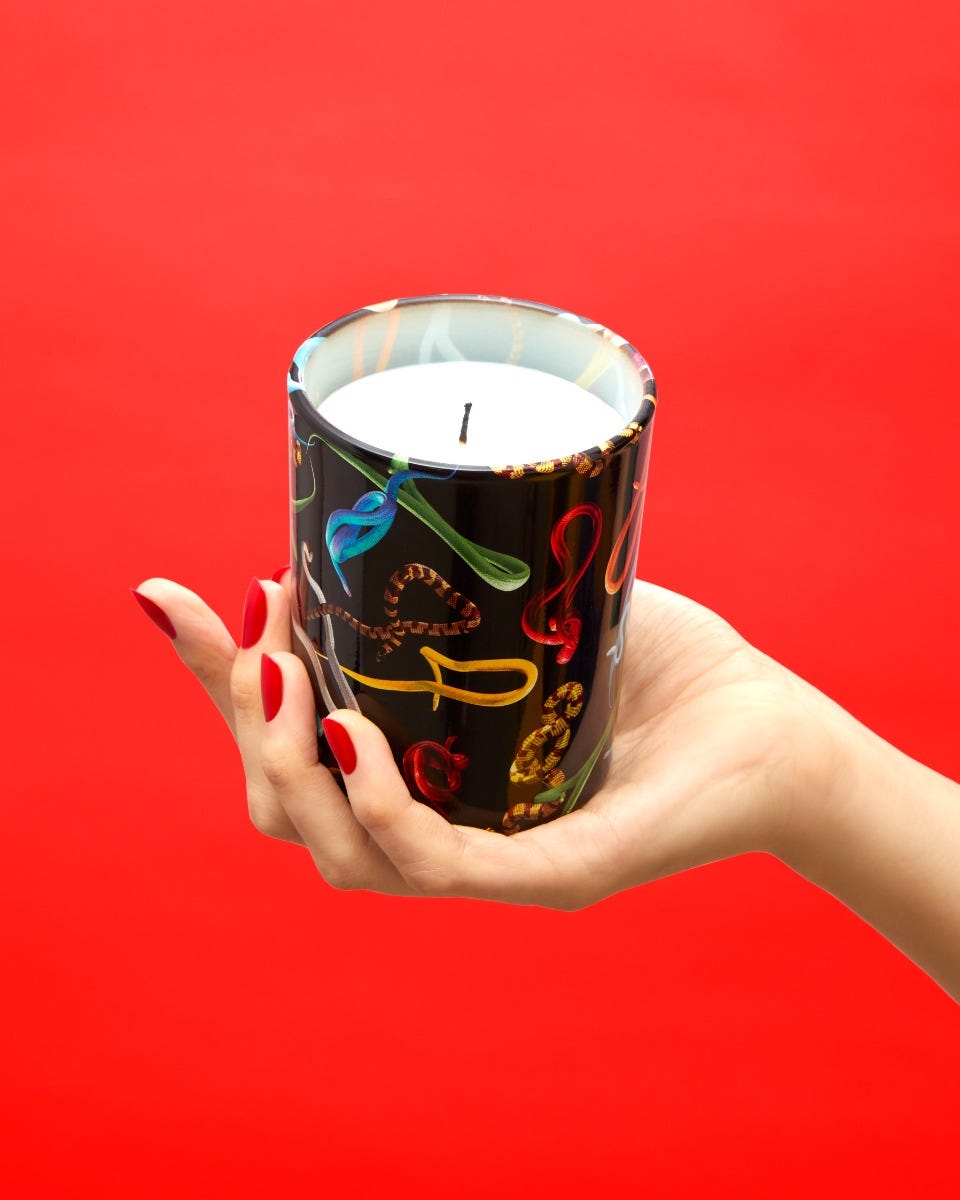 Toiletpaper Candle Snakes Vaniglia & Pepe Sichuan 200g