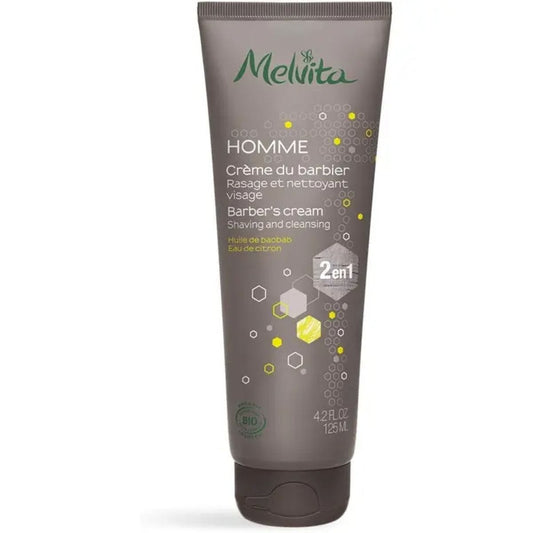 Melvita Crema Da Barba 2 In 1 Trattamento Detergente E Protettivo 125ml