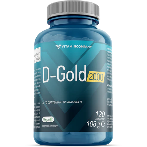 Vitamincompany Vitamina D Gold 2000 UI 120 Compresse