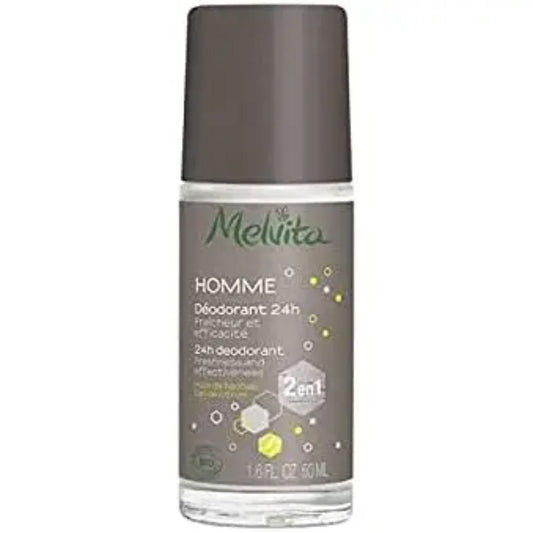 Melvita Deodorante 2 In 1 Uomo 24h 50ml