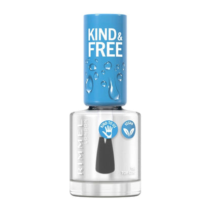 Rimmel Kind & Free Smalto Top Coat Formula A Base Naturale 8ml
