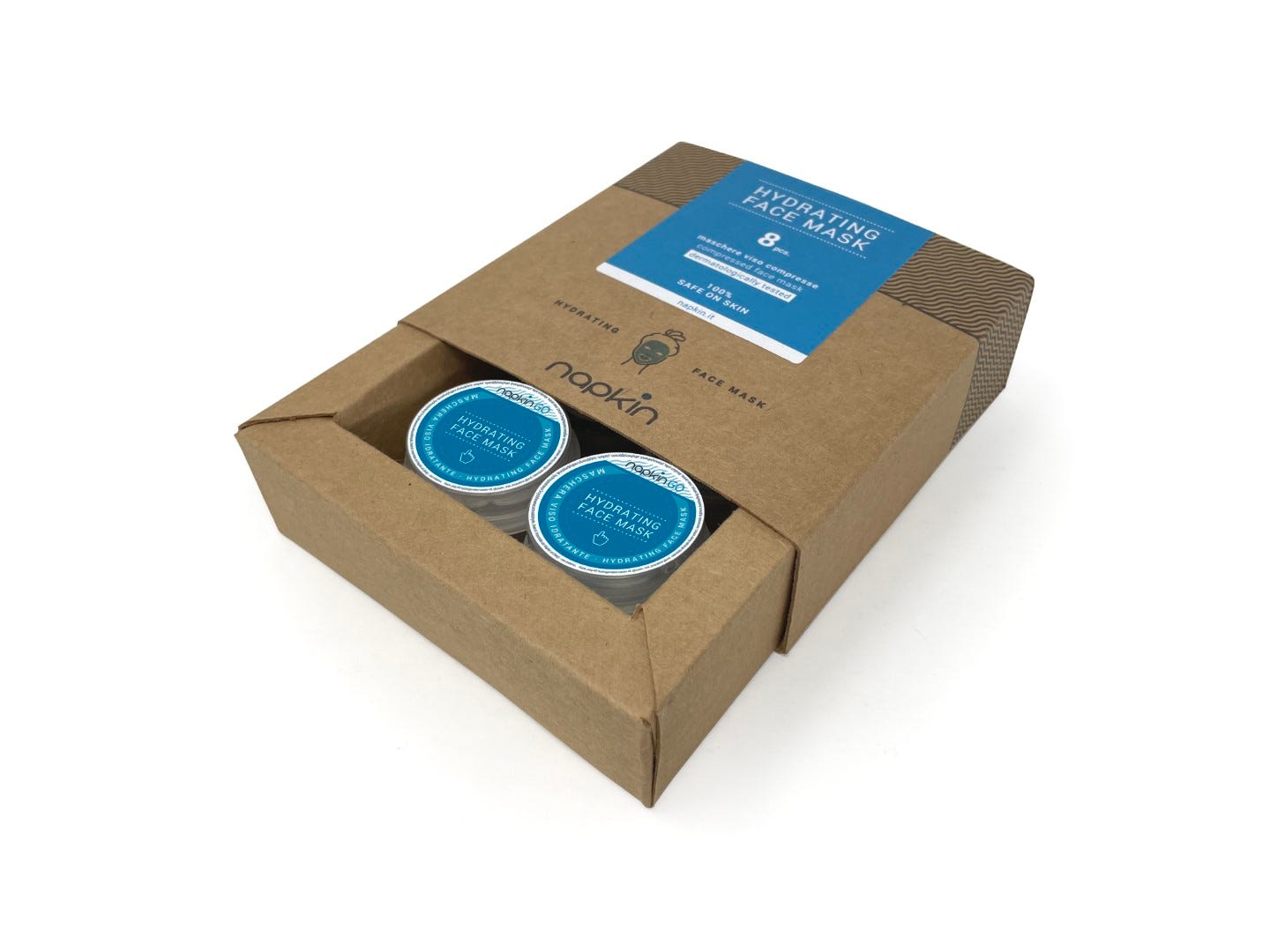 Napkin 8 Maschera Viso In Compressa Idratante Monodose