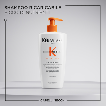 Kérastase Nutritive Bain Satin Riche Ricaricabile 500ml