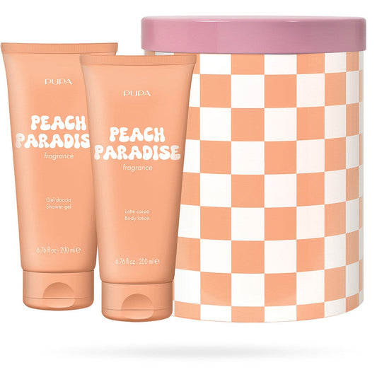 Pupa Happy Box Kit Peach Paradise Gel Doccia 200ml + Latte Corpo 200ml