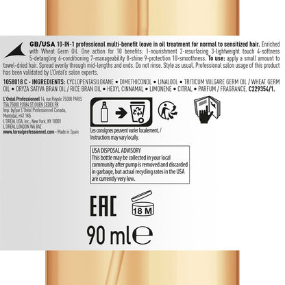 Serie Expert Absolut Repair Olio 10in1 90ml