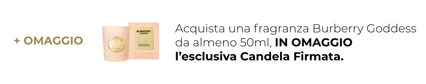 Promo Burberry + omaggio