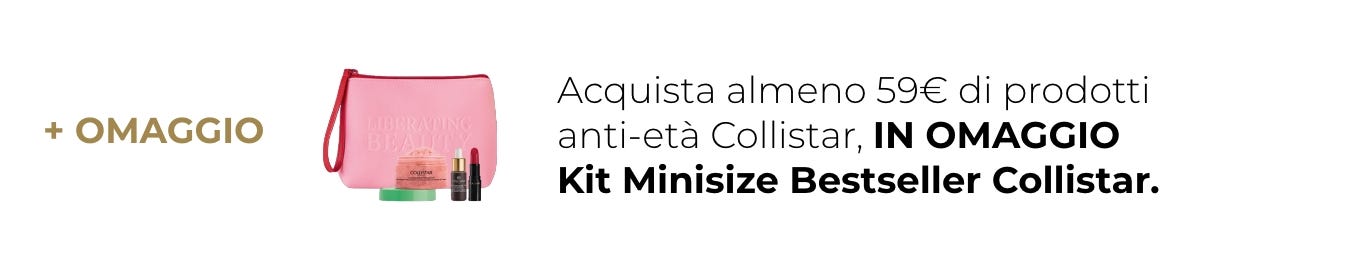 Promo Collistar + omaggio