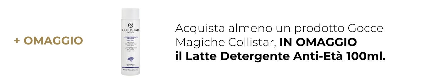promo collistar + omaggio