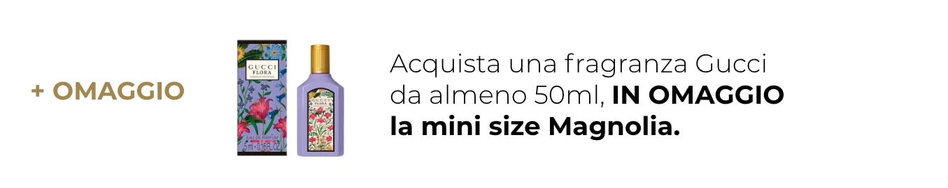 Promo Gucci+ omaggio