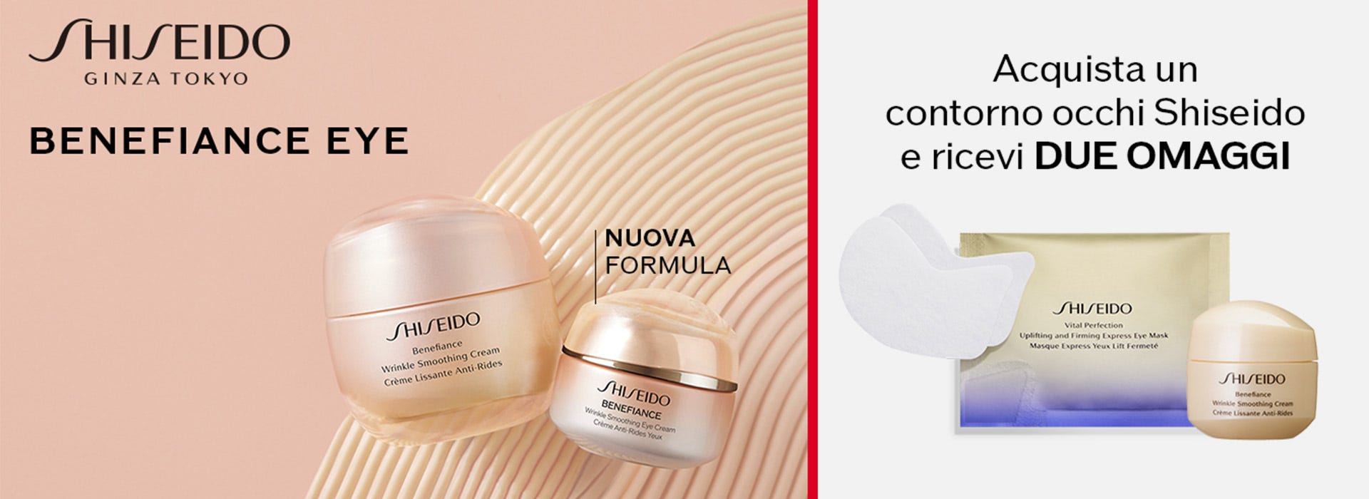 Promo Shiseido + comaggio
