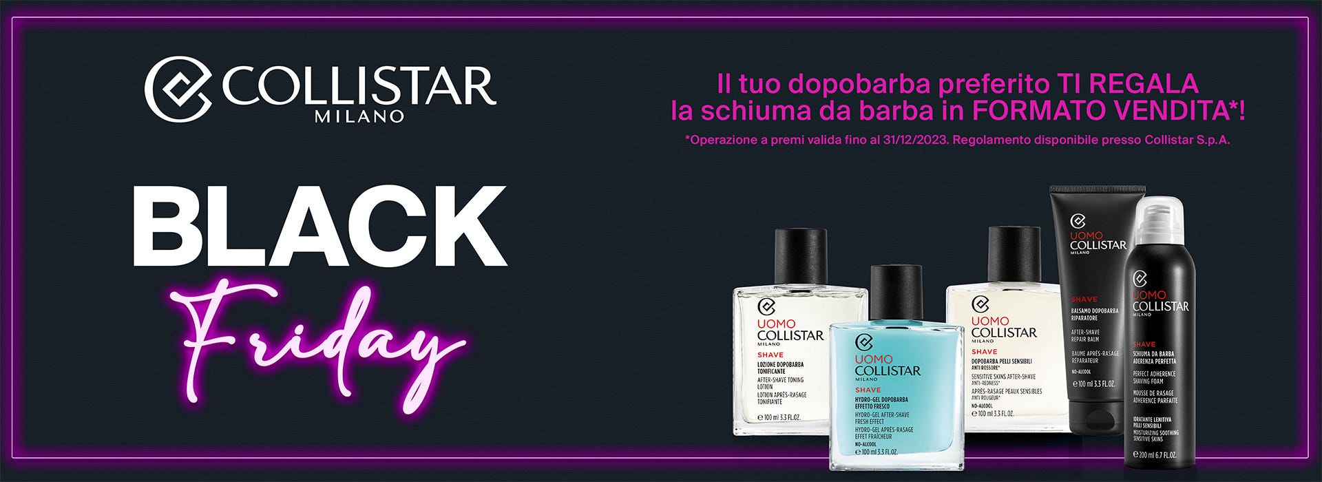 Promo COllistar uomo + omaggio